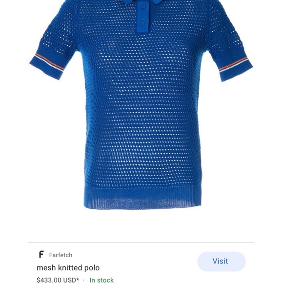 Tory Burch mesh top - Picture 2 of 2